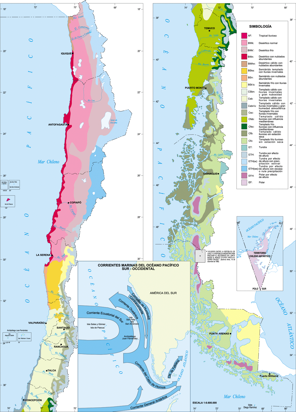 Mapa Climatico De Chile